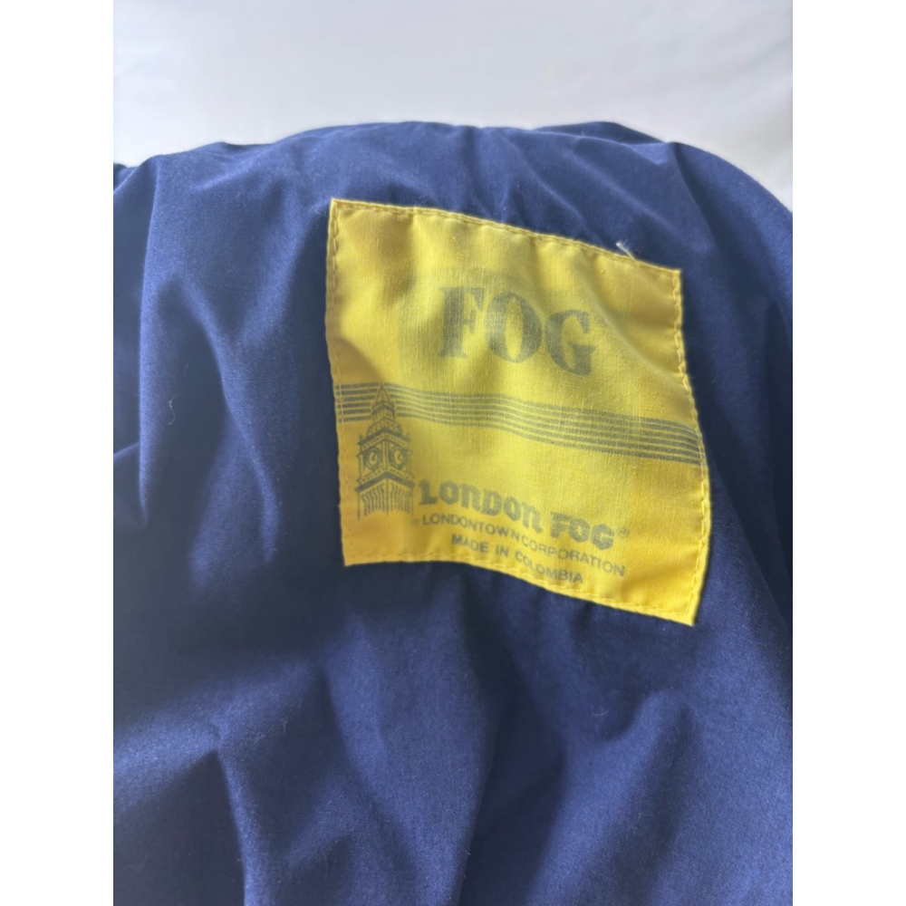 Women's London Fog Yellow & Blue Jacket Size S - Picture 8 of 9